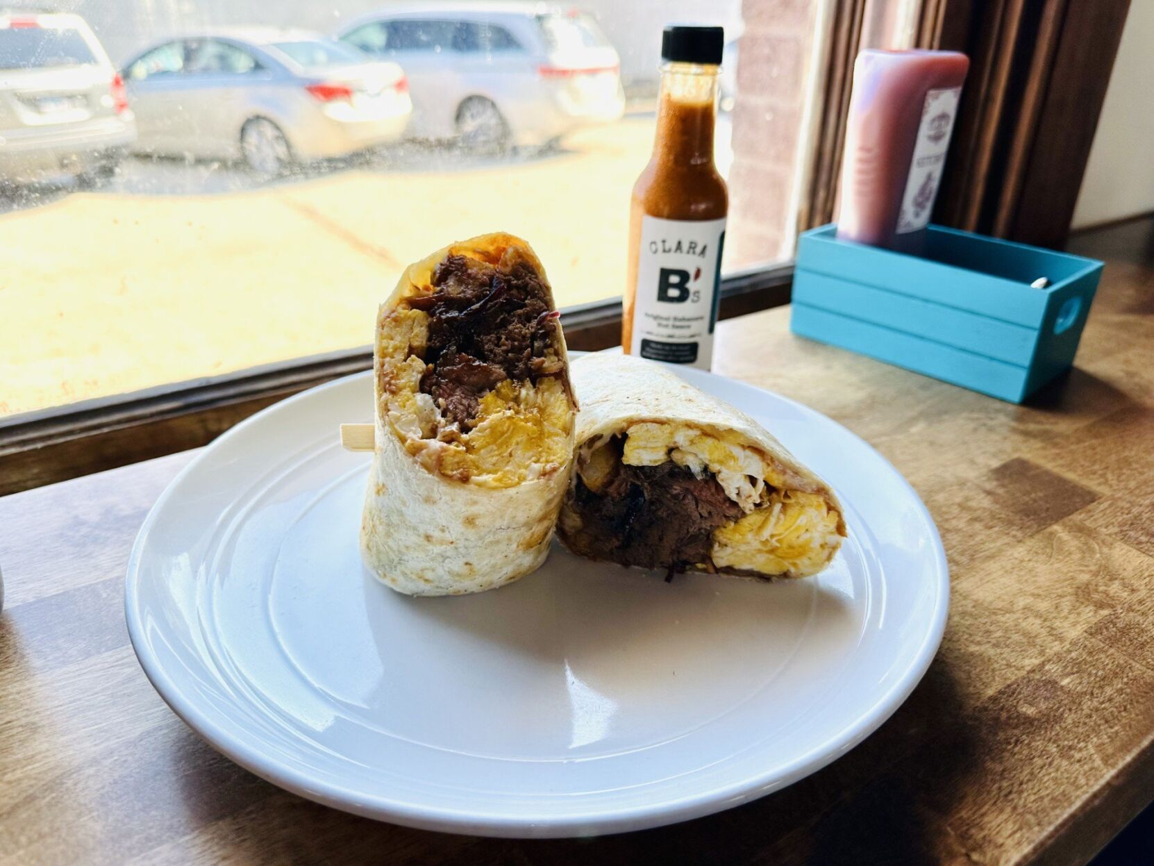 Clara B's burrito